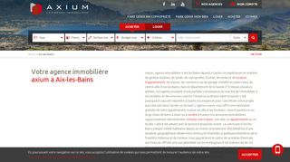 Nouvelle agence immobilière à Aix les Bains
