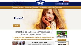 Agence Matrimoniale Femmes Russes et Ukrainiennes