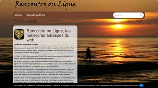 Rencontre on ligne le guide web des célibataires