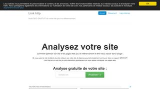 Link http Audit SEO de site ou celui d’un client