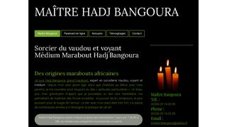 Hadj Bangoura, l’expert des sciences occultes