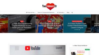 Tubeurs, le site web sur YouTube