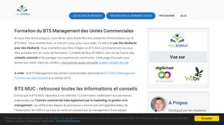 Informations et conseils sur le BTS MUC