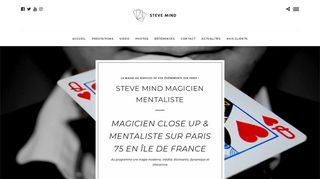 Steve Mind, spécialiste de l’art de magie pour vos événements en ÃŽle-de-france