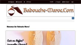 Babouche Maroc: Le spécialiste de la Babouche Cuir En France et Dans le Monde