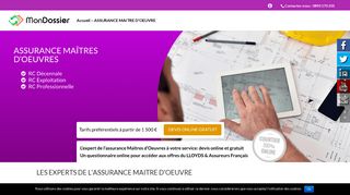 Obtenir des devis assurance maitre d’oeuvre