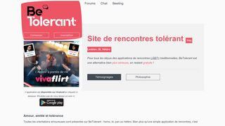 L’amour avec un grand A, tolérance avec un grand T