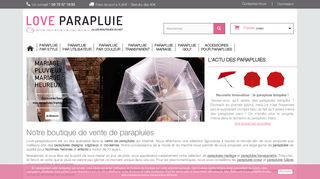 Love parapluie : la boutique en ligne du parapluie
