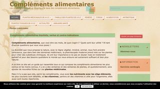 Le plus grand guide web des plantes médicinales