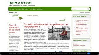 Sport & santé tout ce qu’il faut savoir