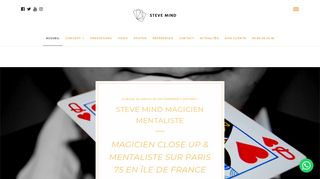 Steve Mind, spécialiste de l’art de magie pour vos événements en ÃŽle-de-france