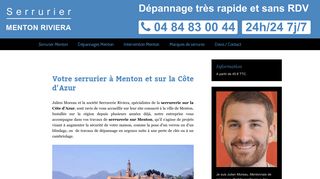 Comment trouver un bon serrurier à Menton ?