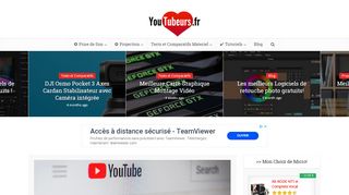 Tubeurs, le site web sur YouTube