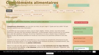 Le plus grand guide web des plantes médicinales