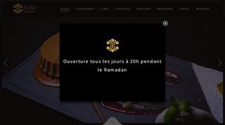Un restaurant élégant pour vos soirées !
