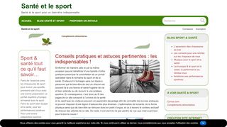 Sport & santé tout ce qu’il faut savoir
