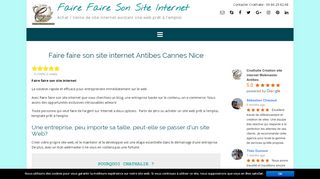 Faire faire son site internet de Cnathalie.com création et vente de site web existant