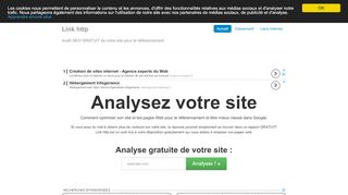 Link http Audit SEO de site ou celui d’un client