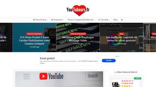 Tubeurs, le site web sur YouTube