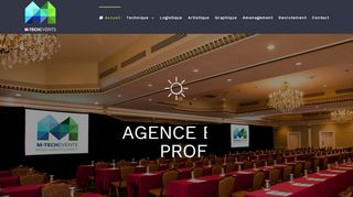 Event et planning avec m-tech events