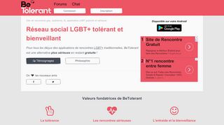 L’amour avec un grand A, tolérance avec un grand T
