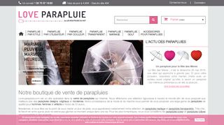 Love parapluie : la boutique en ligne du parapluie