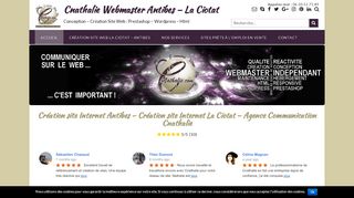 Cnathalie : la création site web en PACA La Ciotat Antibes Nice Cannes accessible à tous
