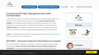 Informations et conseils sur le BTS MUC