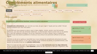 Le plus grand guide web des plantes médicinales
