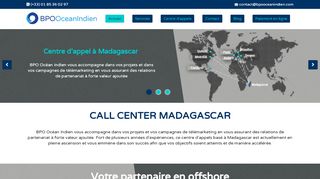 BPO Océan Indien : Agence call center à Madagascar