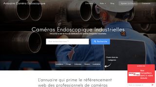 Inspection par caméra endoscope industriel souple