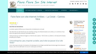 Faire faire son site internet de Cnathalie.com création et vente de site web existant