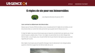 Les solutions efficaces contre l’hémorroide