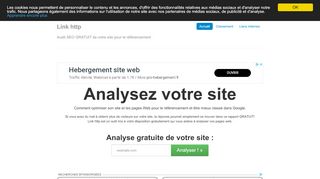 Link http Audit SEO de site ou celui d’un client