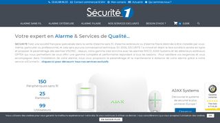 Sécurité1, Expert en matériels de sécurité