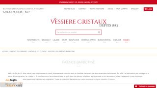 Vessiere Cristaux, trouver des objets en barbotine