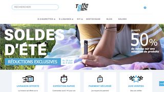 Vente en ligne de cigarettes électroniques