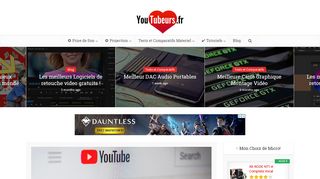 Tubeurs, le site web sur YouTube