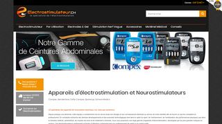 Vente en ligne d’appareils d’électrostimulation