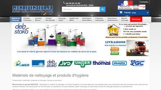 Tous les produits et matériels pour la proprété