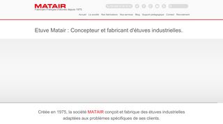 Confiez vos étuves aux experts du domaine