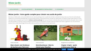 Opérer des choix judicieux de matériels de jardinage