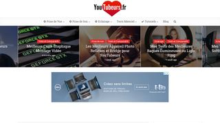 Tubeurs, le site web sur YouTube