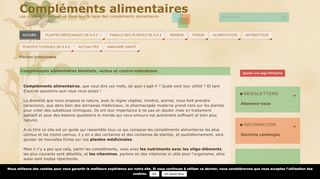 Le plus grand guide web des plantes médicinales