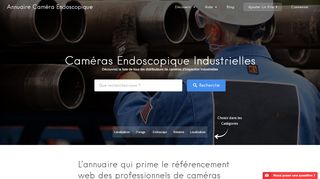 Inspection par caméra endoscope industriel souple