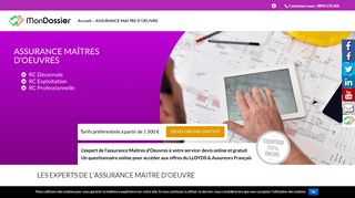 Obtenir des devis assurance maitre d’oeuvre
