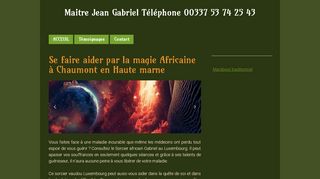 Hadj Bangoura, l’expert des sciences occultes