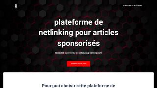Plateformes de netlinking et d'article sponsorisé