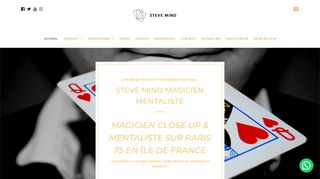 Steve Mind, spécialiste de l’art de magie pour vos événements en ÃŽle-de-france