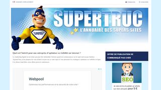 Annuaire généraliste de la performance SEO